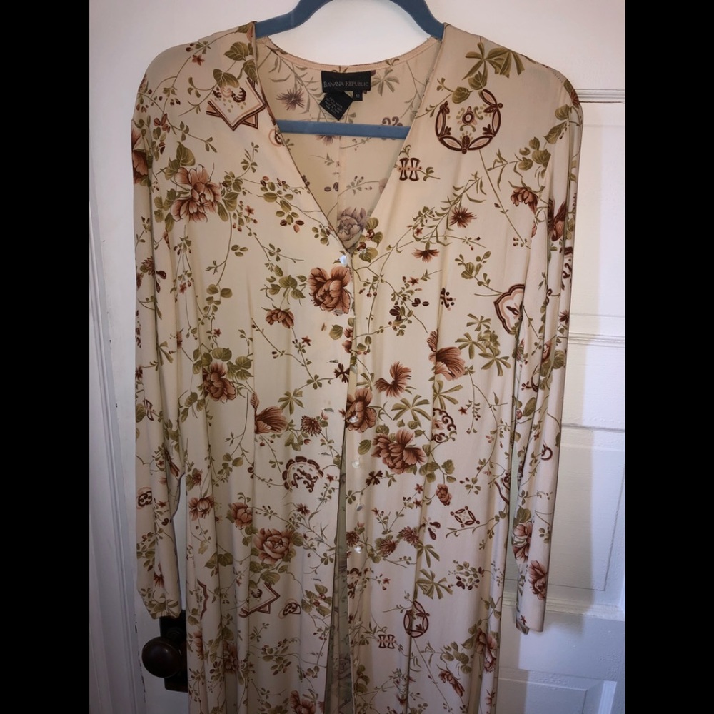 Banana Republic floral vintage dress